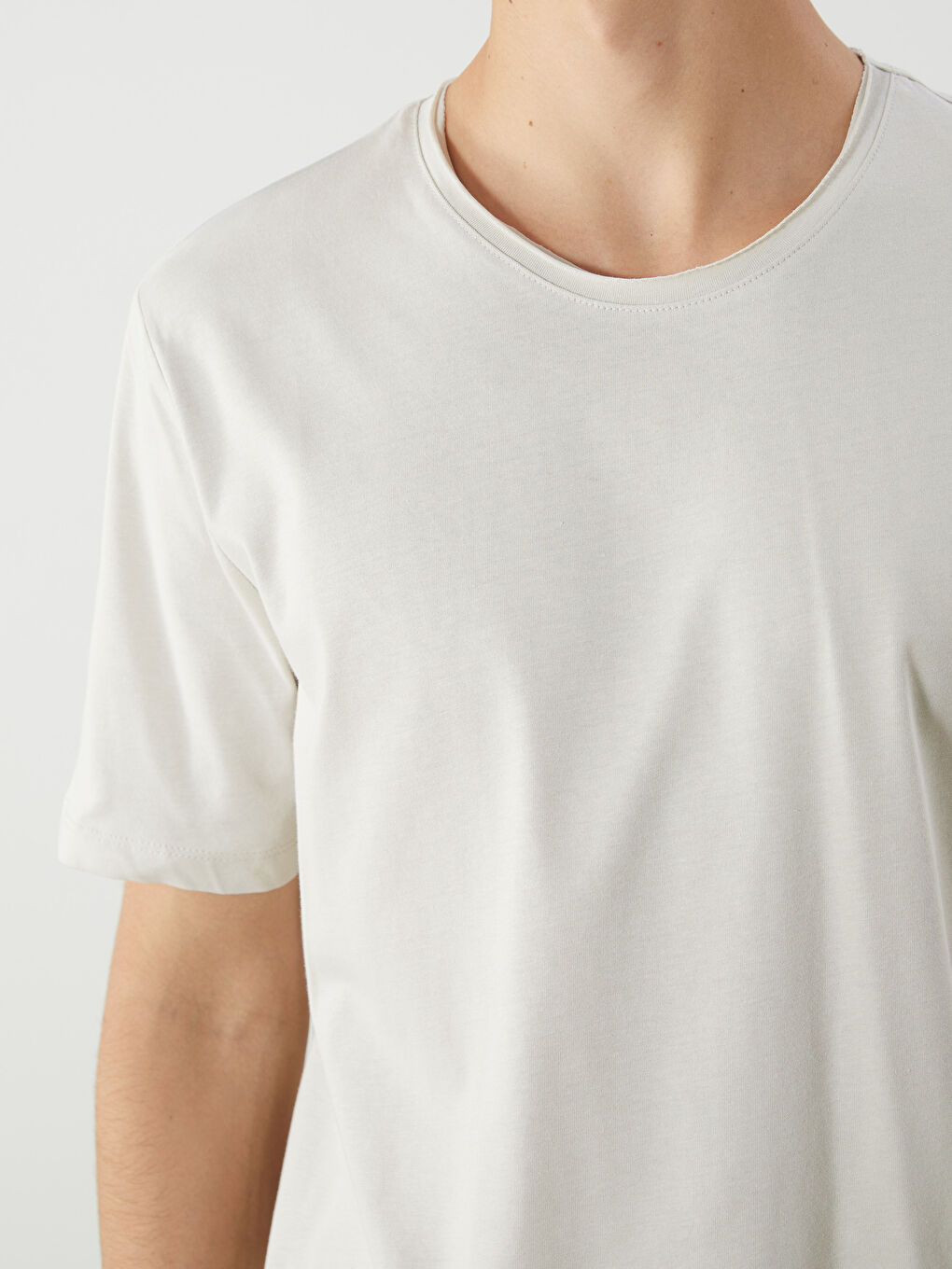 XSIDE Crew Neck Short Sleeve Men's T-Shirt -S5HK66Z8-Z6W
