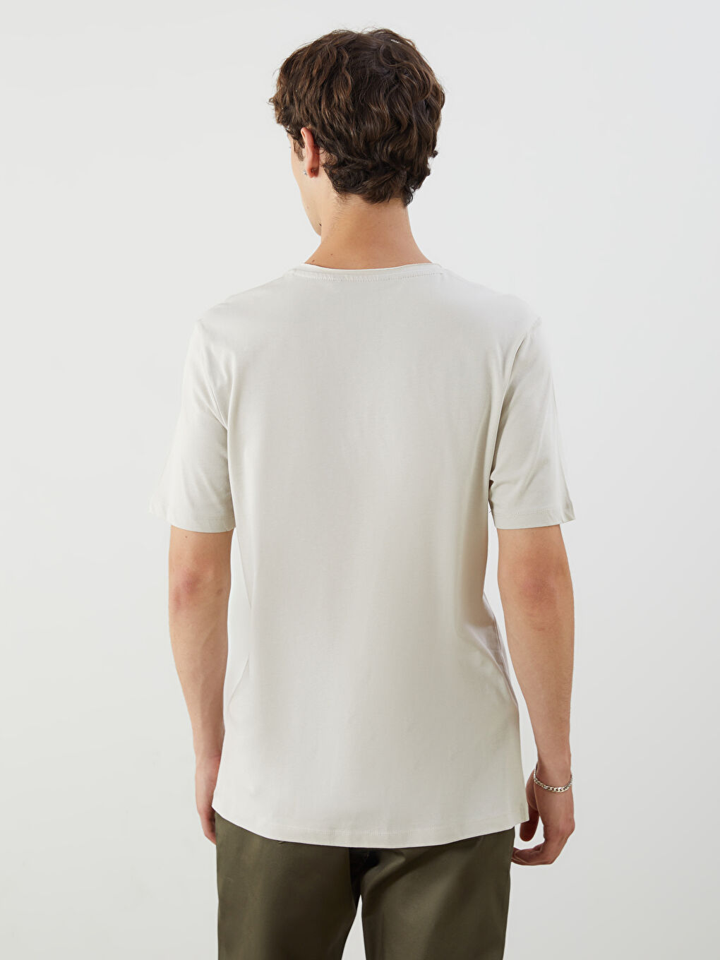 XSIDE Crew Neck Short Sleeve Men's T-Shirt -S5HK66Z8-Z6W