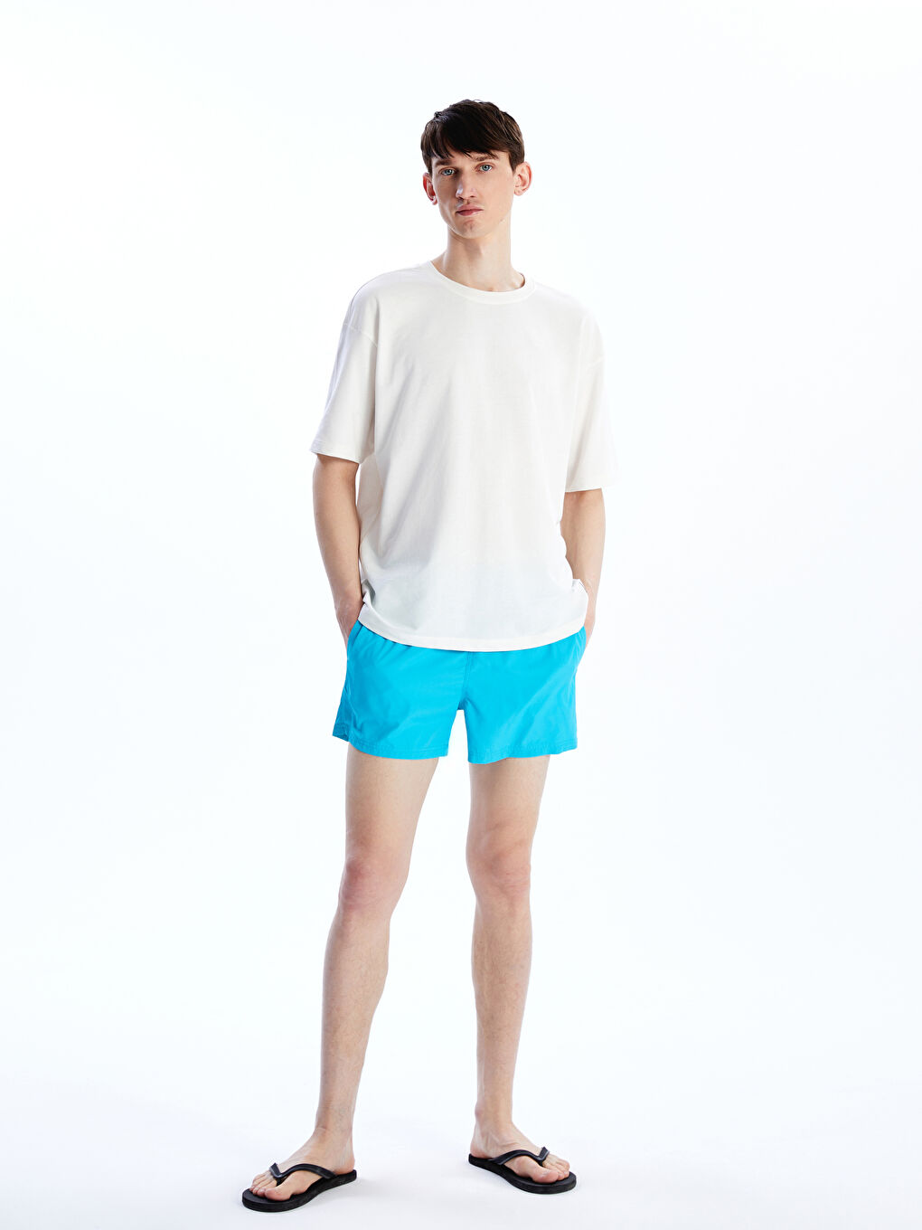 Short Length Basic Men's Swimming Shorts -S5HK95Z8-Z5X