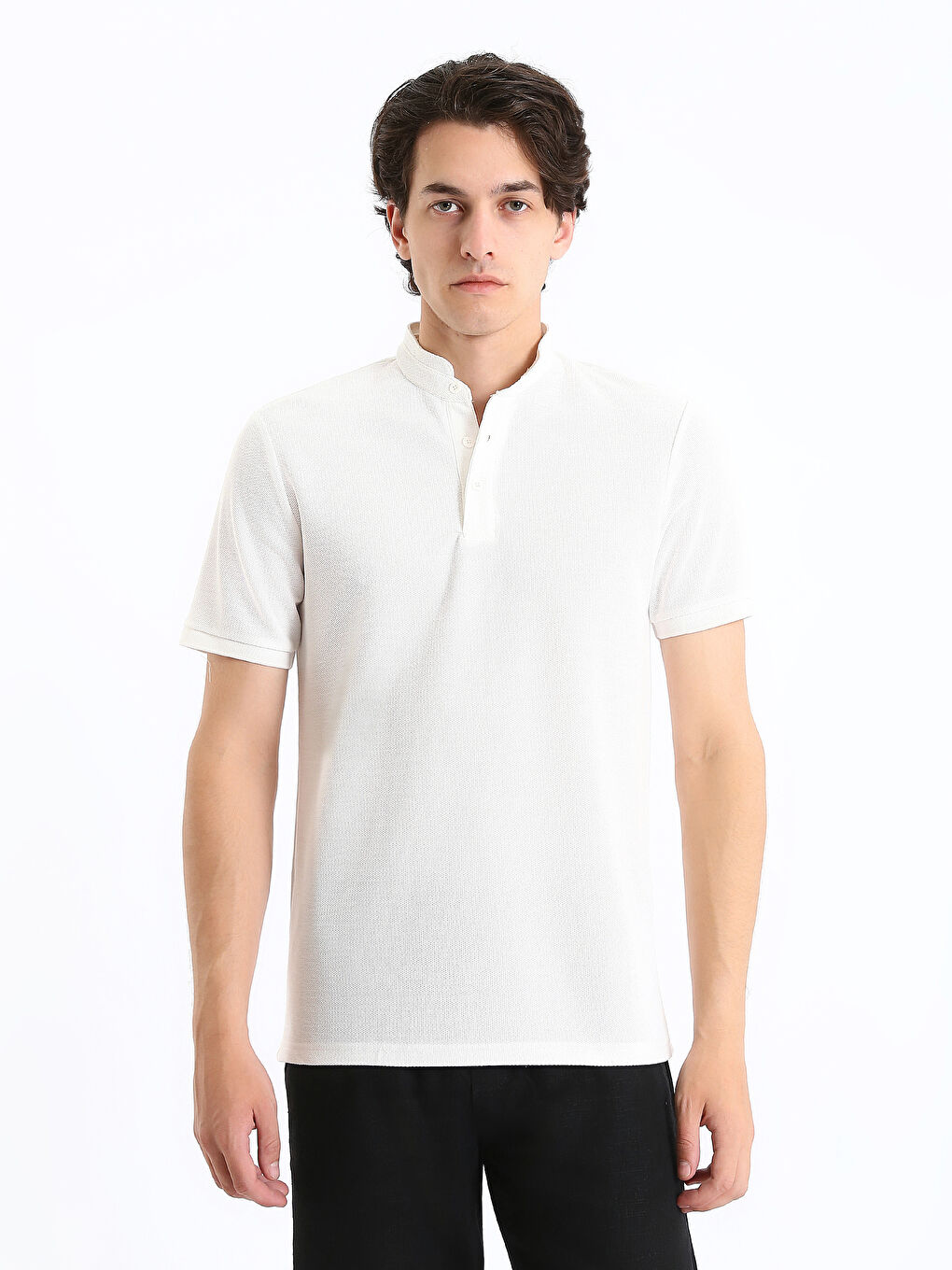 Grandad Collar Men's T-Shirt