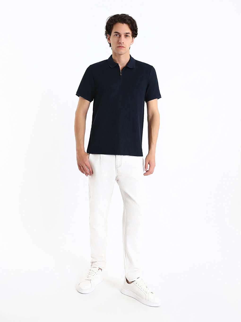 Men's Polo Neck T-Shirt-1