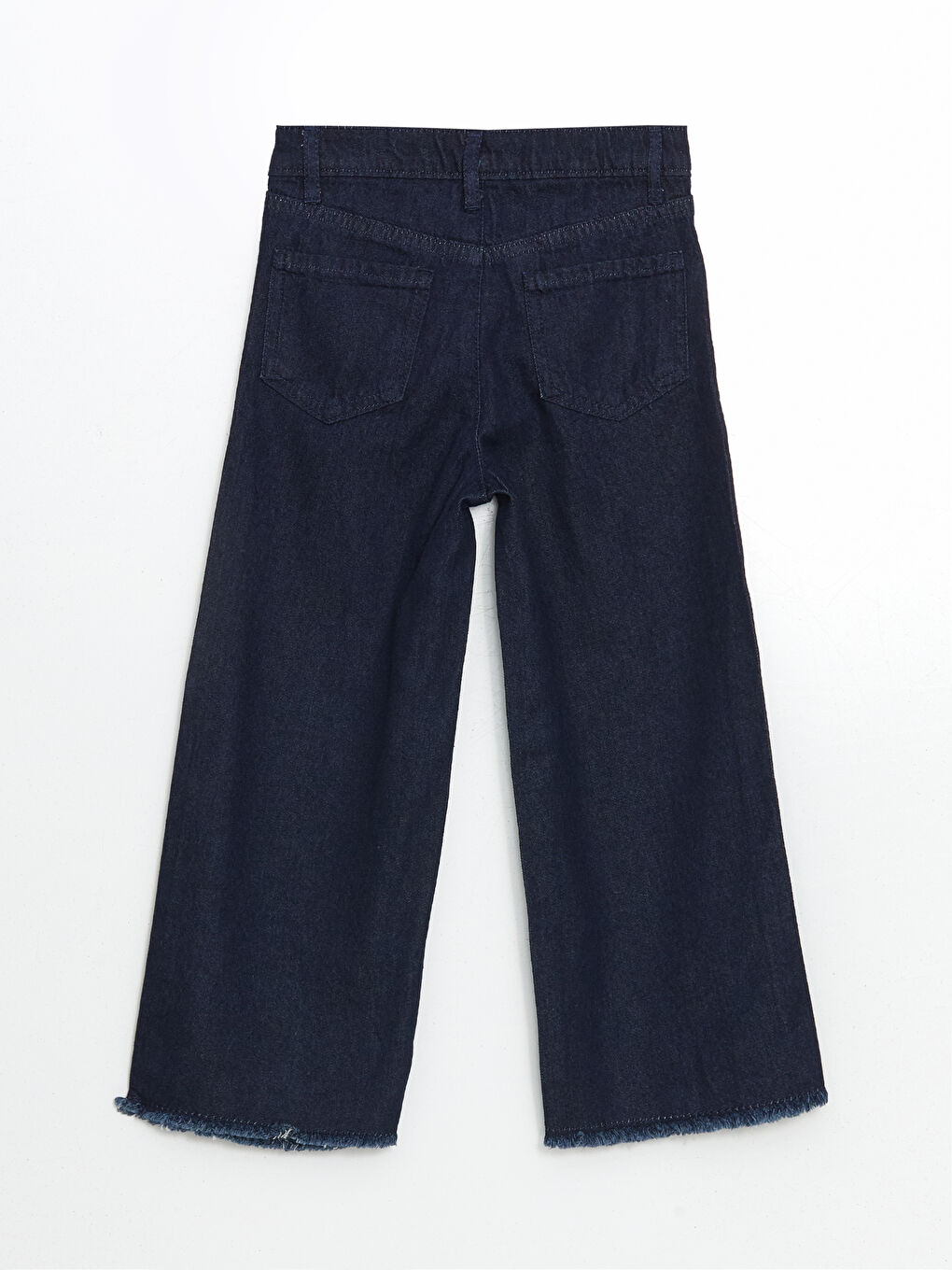 İndigo Wideleg Kız Çocuk Jean Pantolon-1