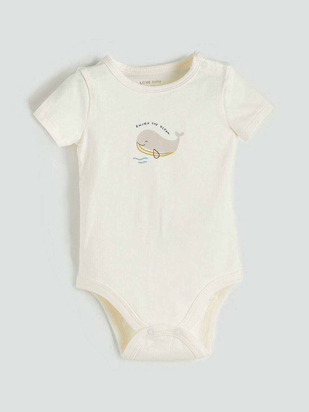 LCW baby Organic Cotton Baby Boys' Snap Bodysuit and Leggings 2 Pack -S5HL92Z1-FDL