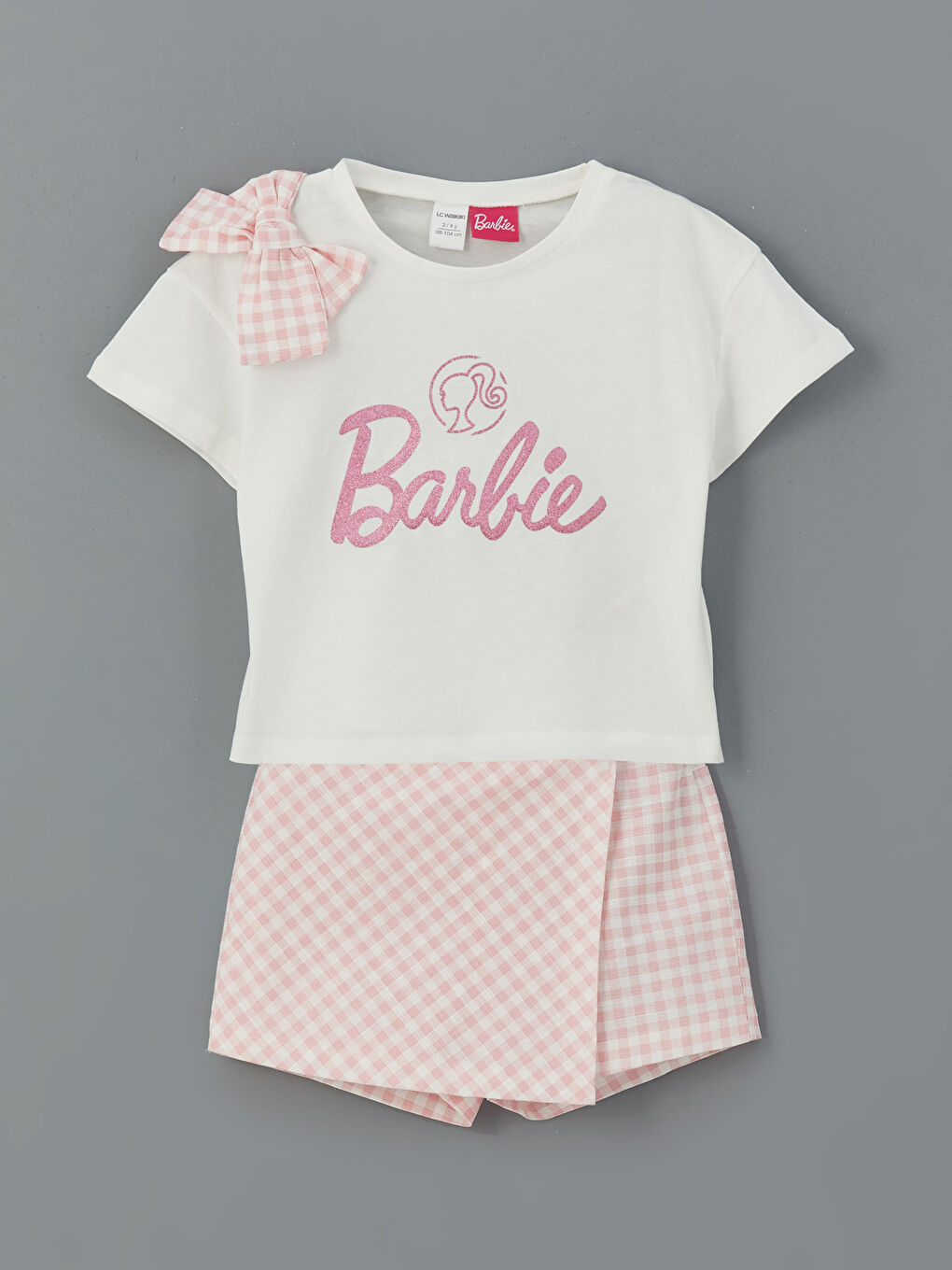 Barbie Printed Girls' Blouse and Skirt 2 Pack -S5HL93Z1-R9J