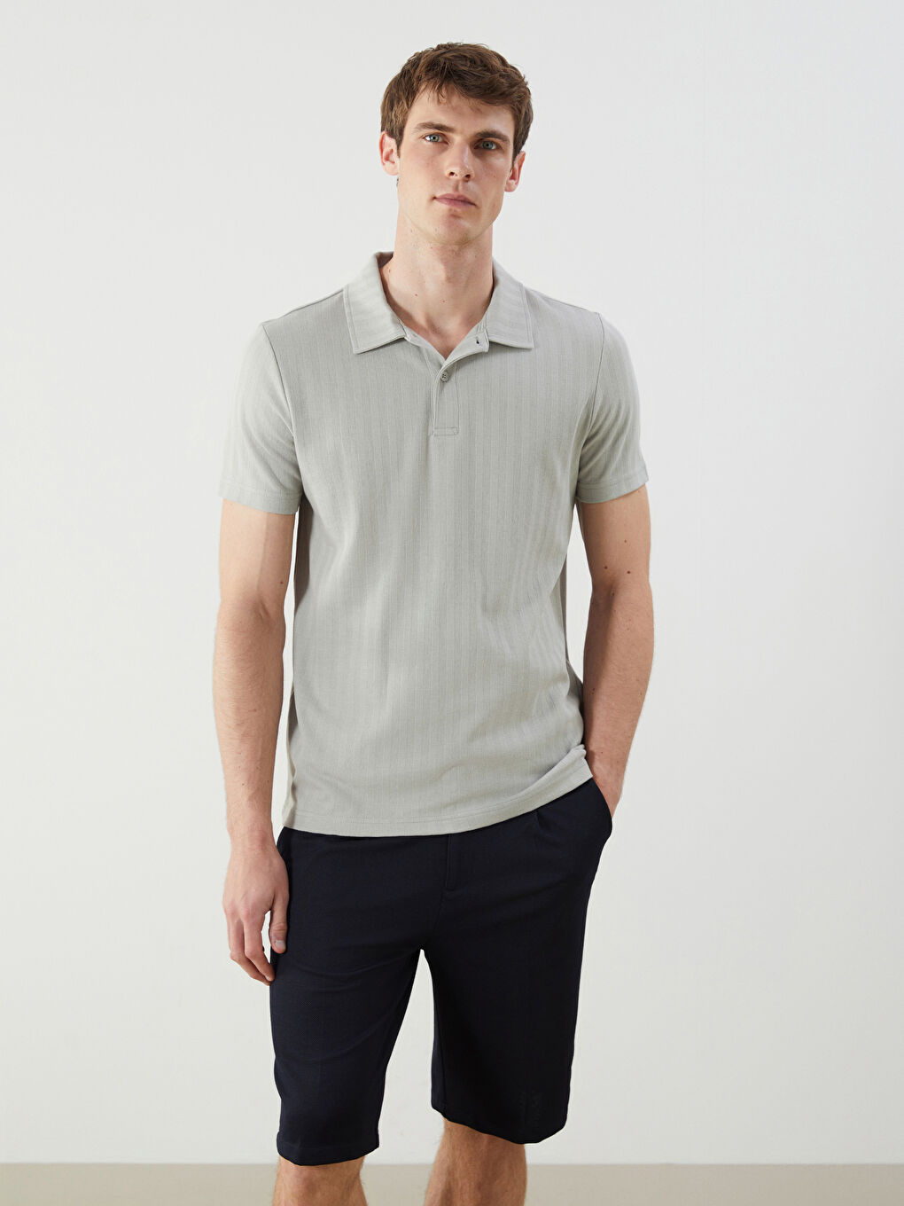 SOUTHBLUE Men's Polo Neck T-Shirt -S5HL95Z8-FLL