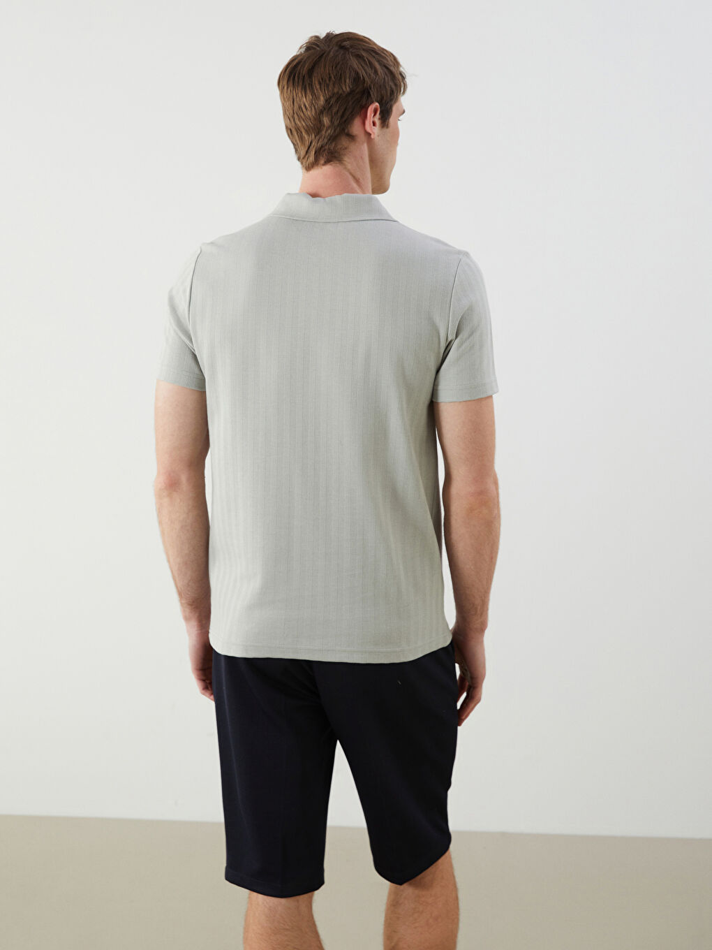 SOUTHBLUE Men's Polo Neck T-Shirt -S5HL95Z8-FLL