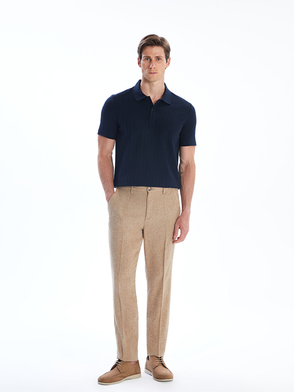 SOUTHBLUE Men's Polo Neck T-Shirt -S5HL95Z8-RFH