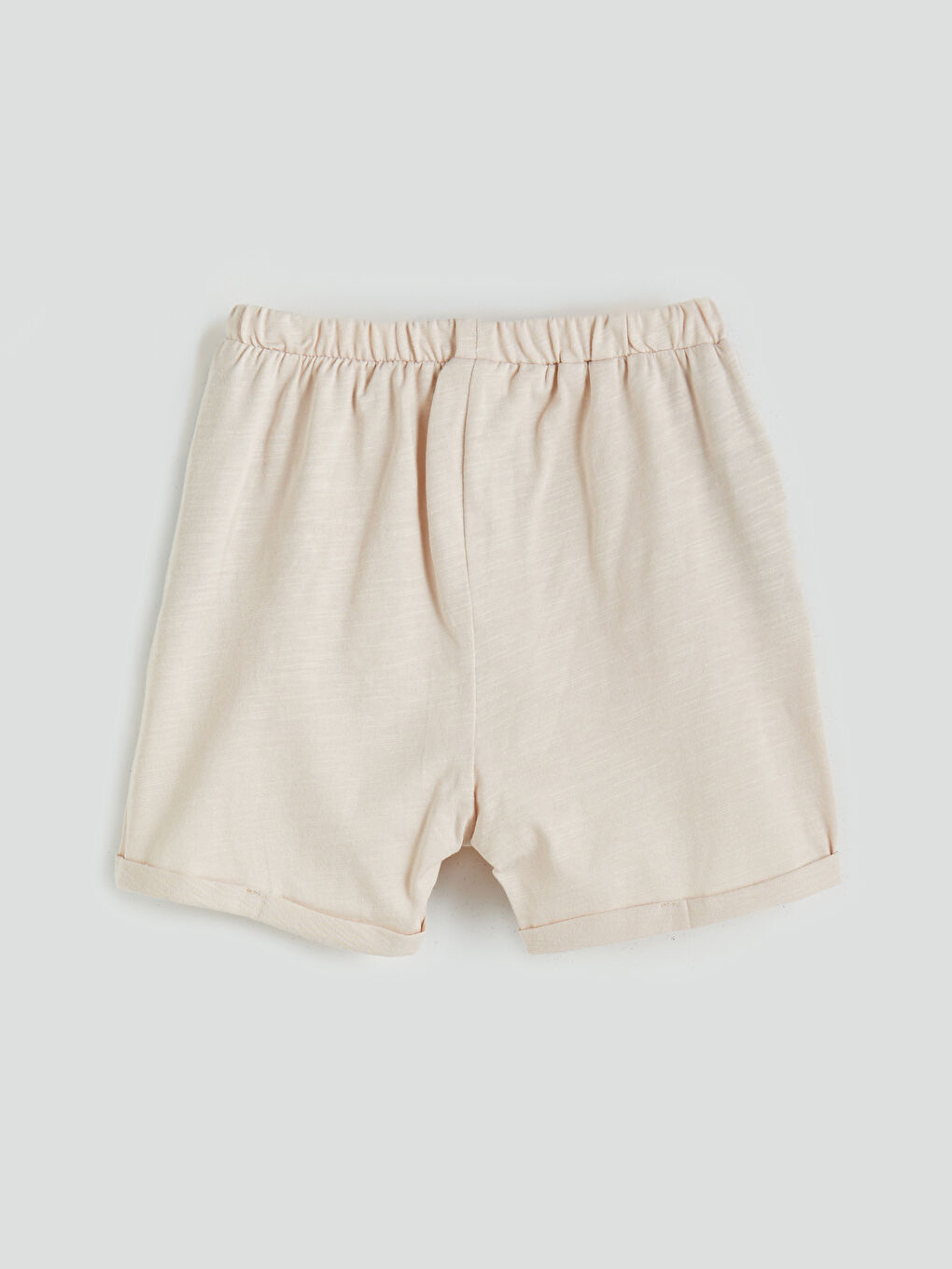 Ekru Organik Kumaş Erkek Bebek Çıtçıtlı Body ve Tayt 2'li-4