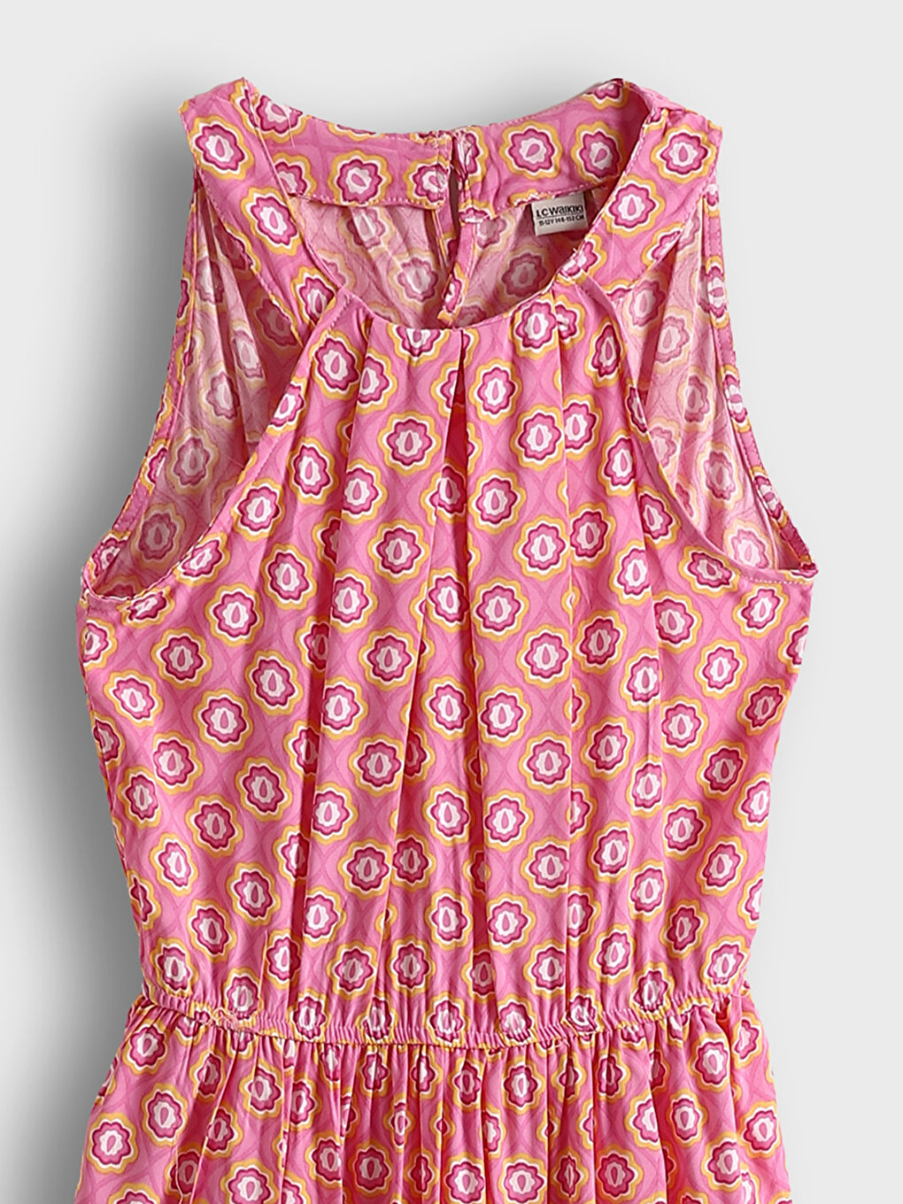 Halter Neck Girls' Dress-3