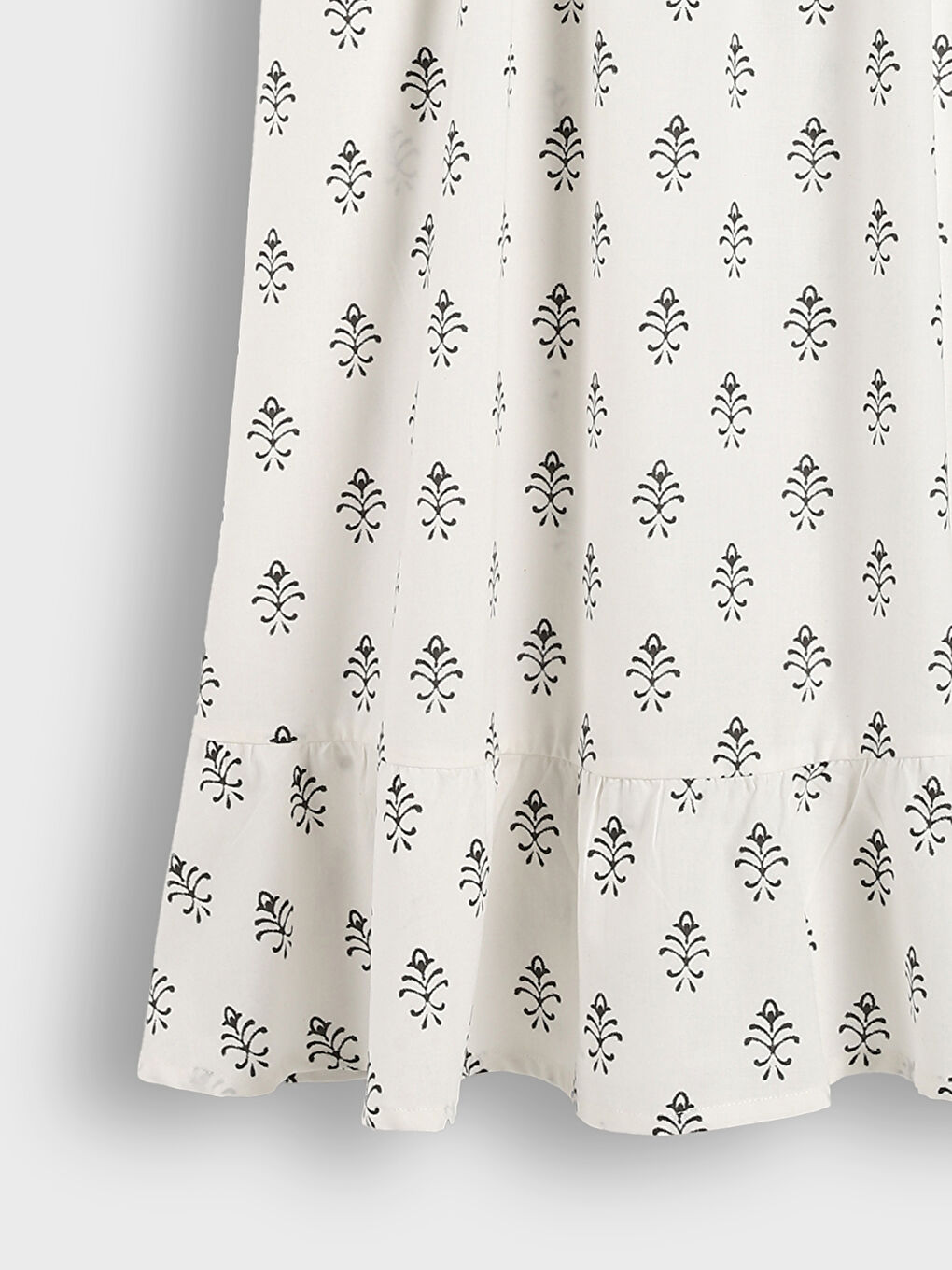 Square Neck Girls' Dress-2