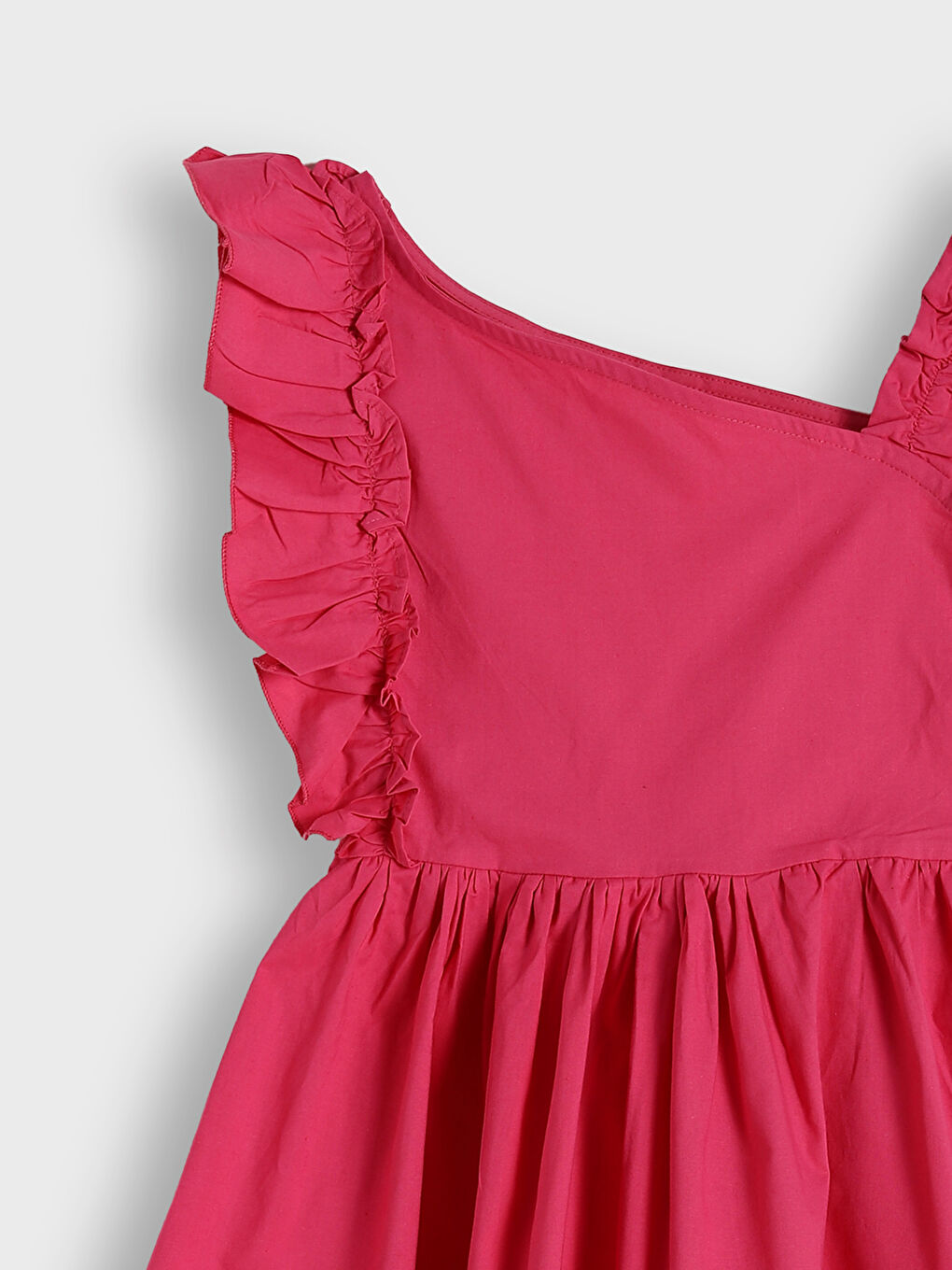 فستان بوبلين بناتي-3