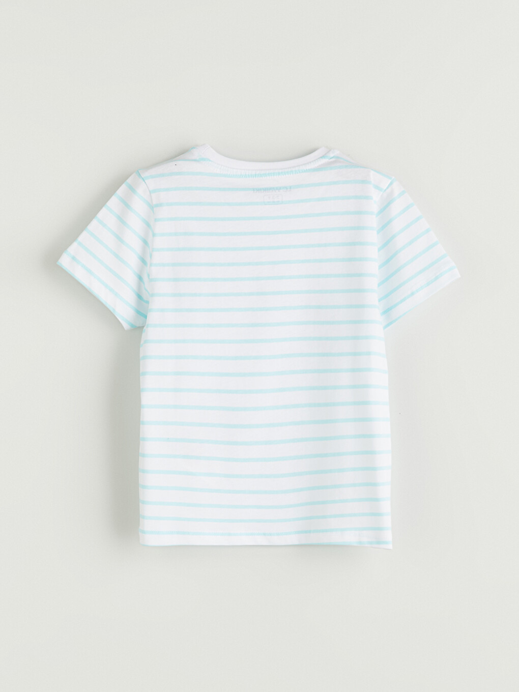 Beyaz Baskılı Erkek Çocuk Pijama Üst-2