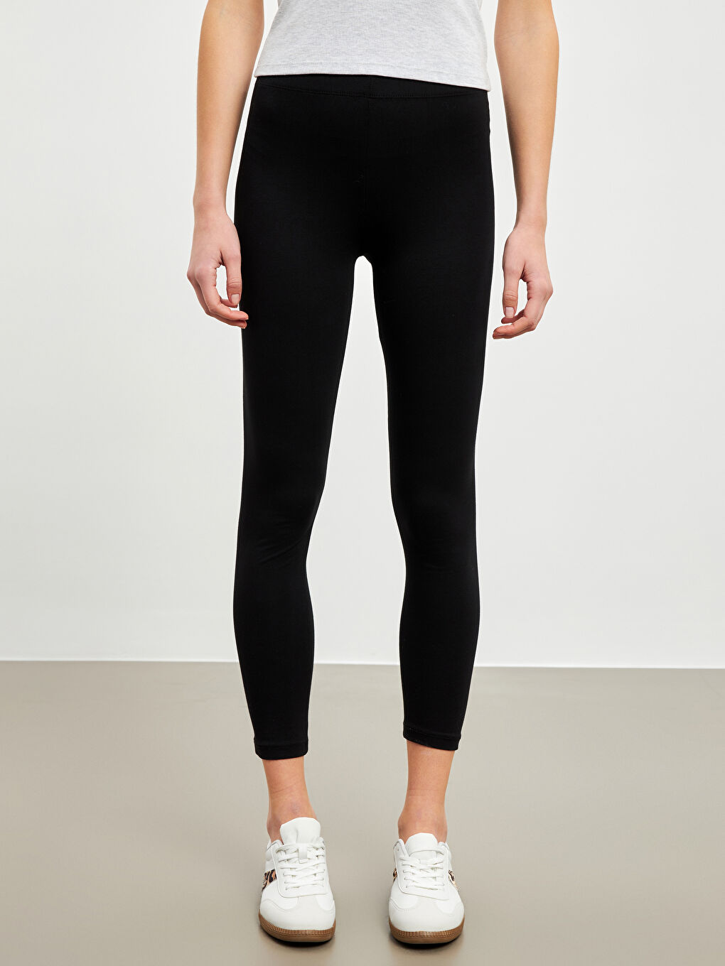 Elasticated Waist Women's Leggings -S5HN18Z8-CVL