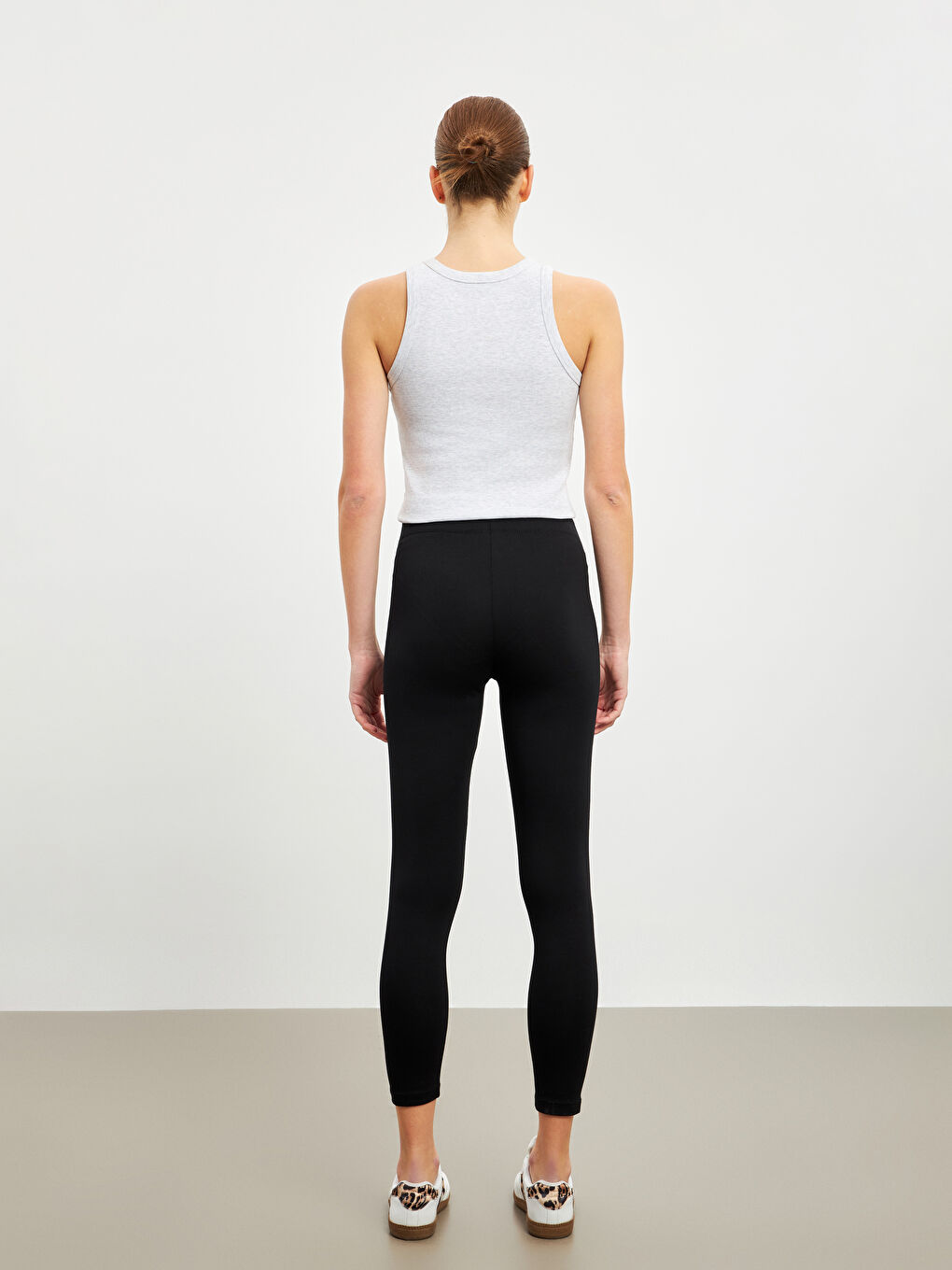 Elasticated Waist Women's Leggings -S5HN18Z8-CVL