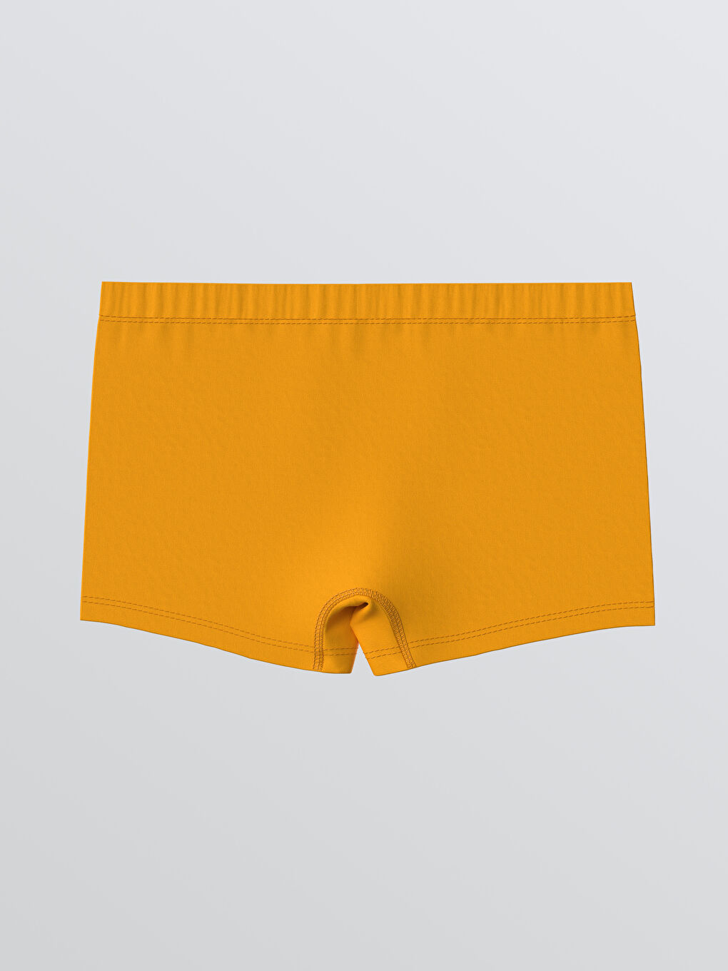 Turuncu Beli Lastikli Baskılı Erkek Çocuk Boxer-1