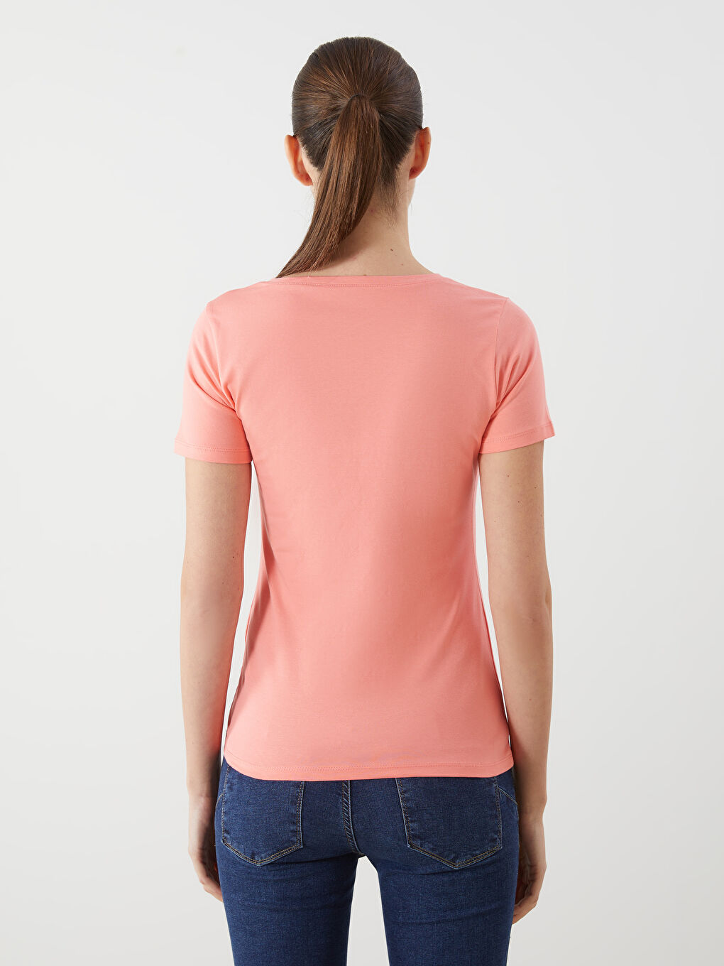 V Neck Women's T-Shirt-3