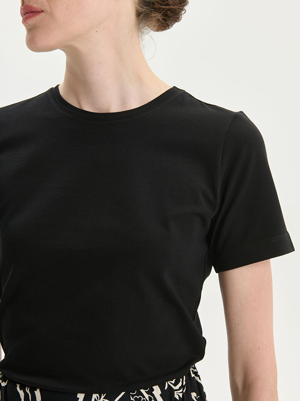 Crew Neck Women's T-Shirt-2