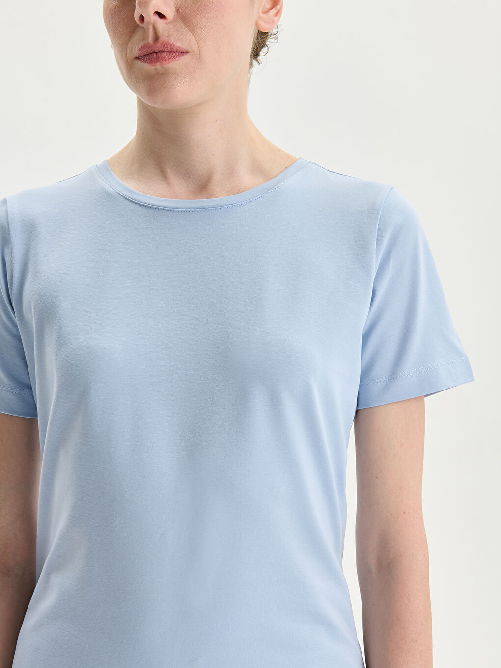 Crew Neck Women's T-Shirt -S5HO22Z8-FH0