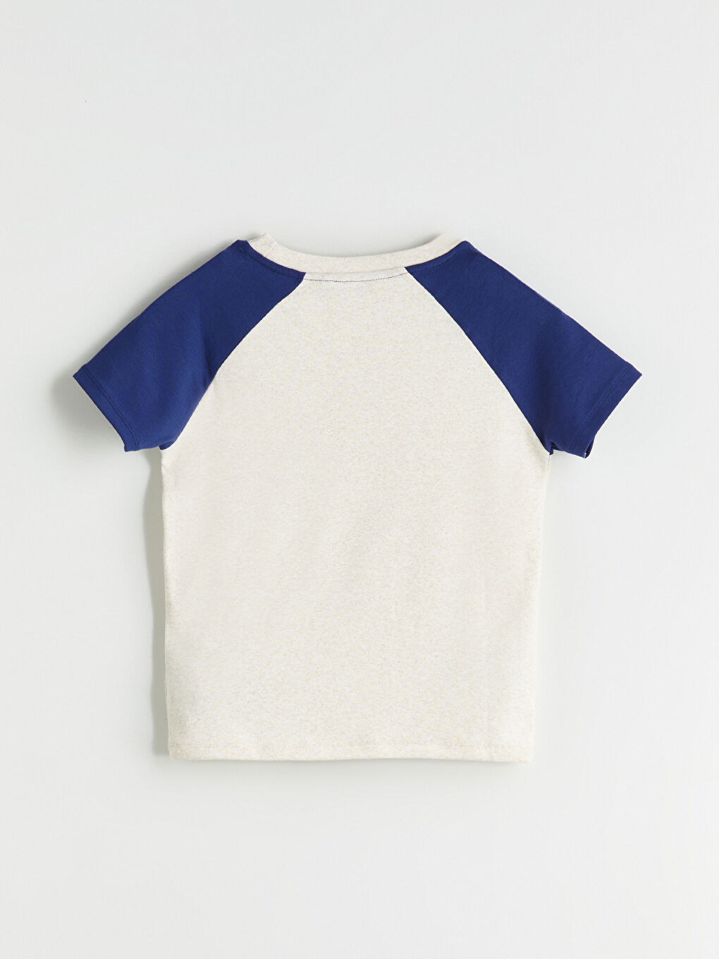 Bej Bisiklet Yaka Baskılı Kadın Pijama Üstü-5