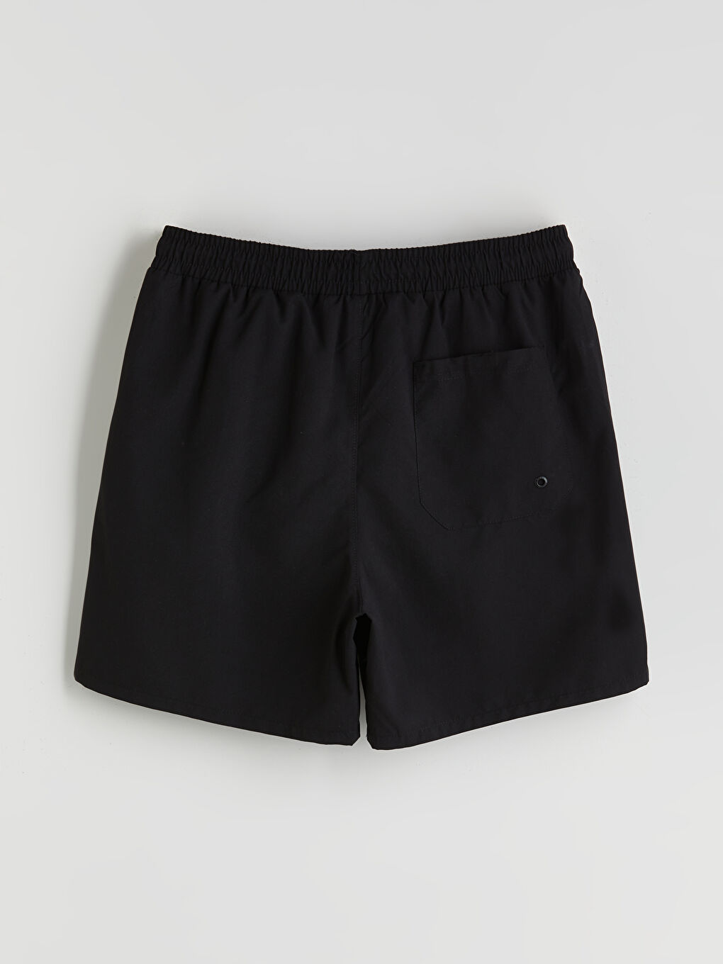 Siyah Kısa Boy Sünger Bob Baskılı Erkek Deniz Şortu-5