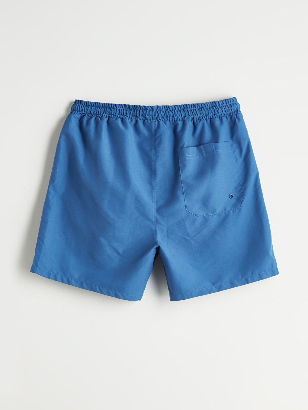 Mavi Kısa Boy Sünger Bob Baskılı Erkek Deniz Şortu-5