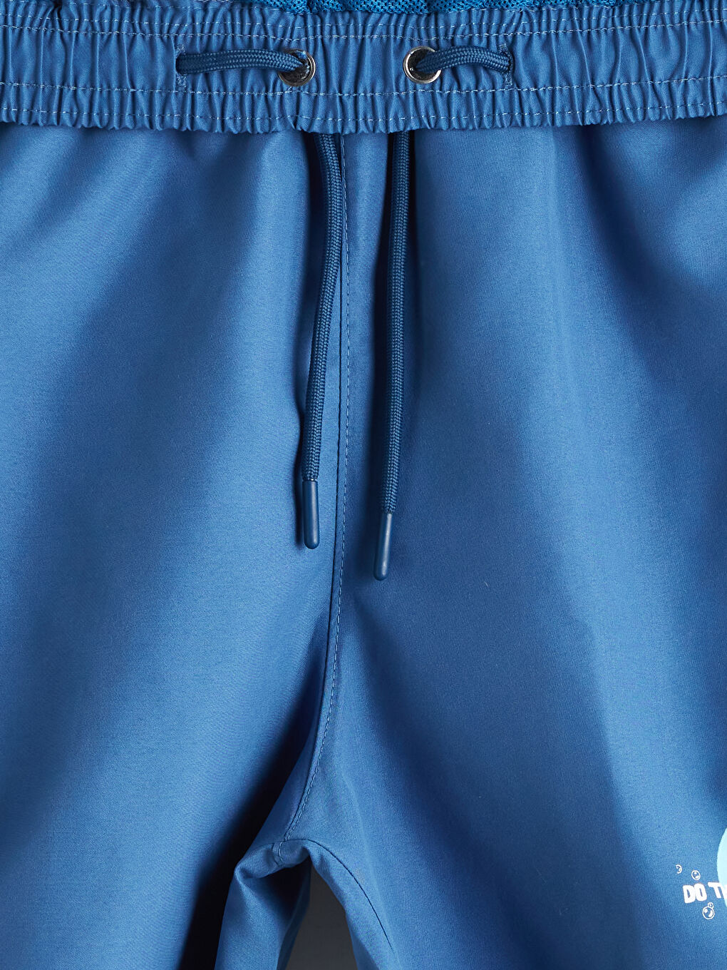 Mavi Kısa Boy Sünger Bob Baskılı Erkek Deniz Şortu-6