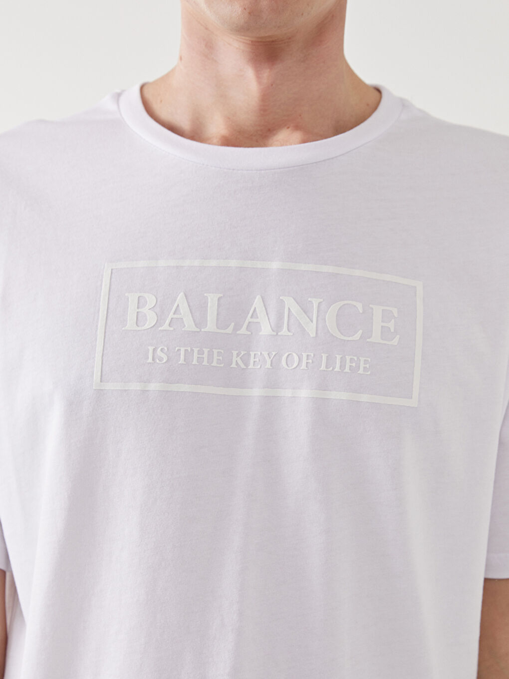 Crew Neck Short Sleeve Printed Combed Cotton Men's T-shirt -S5HP35Z8-J5E