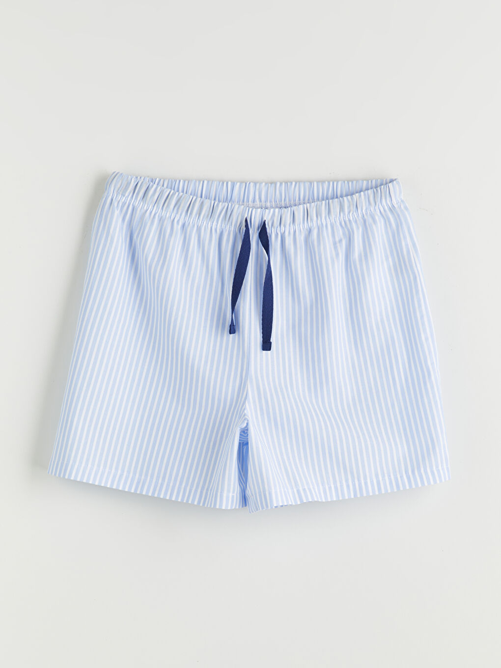 Collared Neck Striped Women's Shortie Pyjama Set -S5HP50Z8-LU8