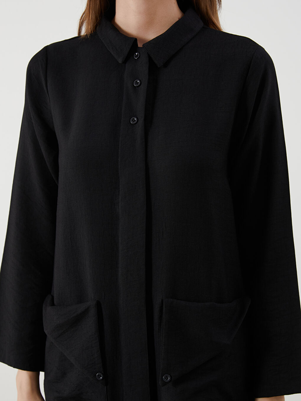 A-Line Shirt Dress-2