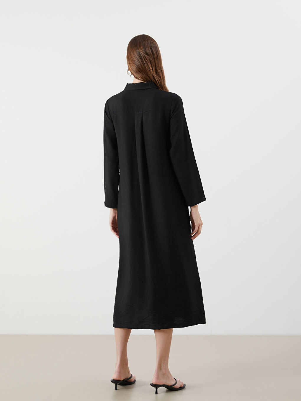 A-Line Shirt Dress-3