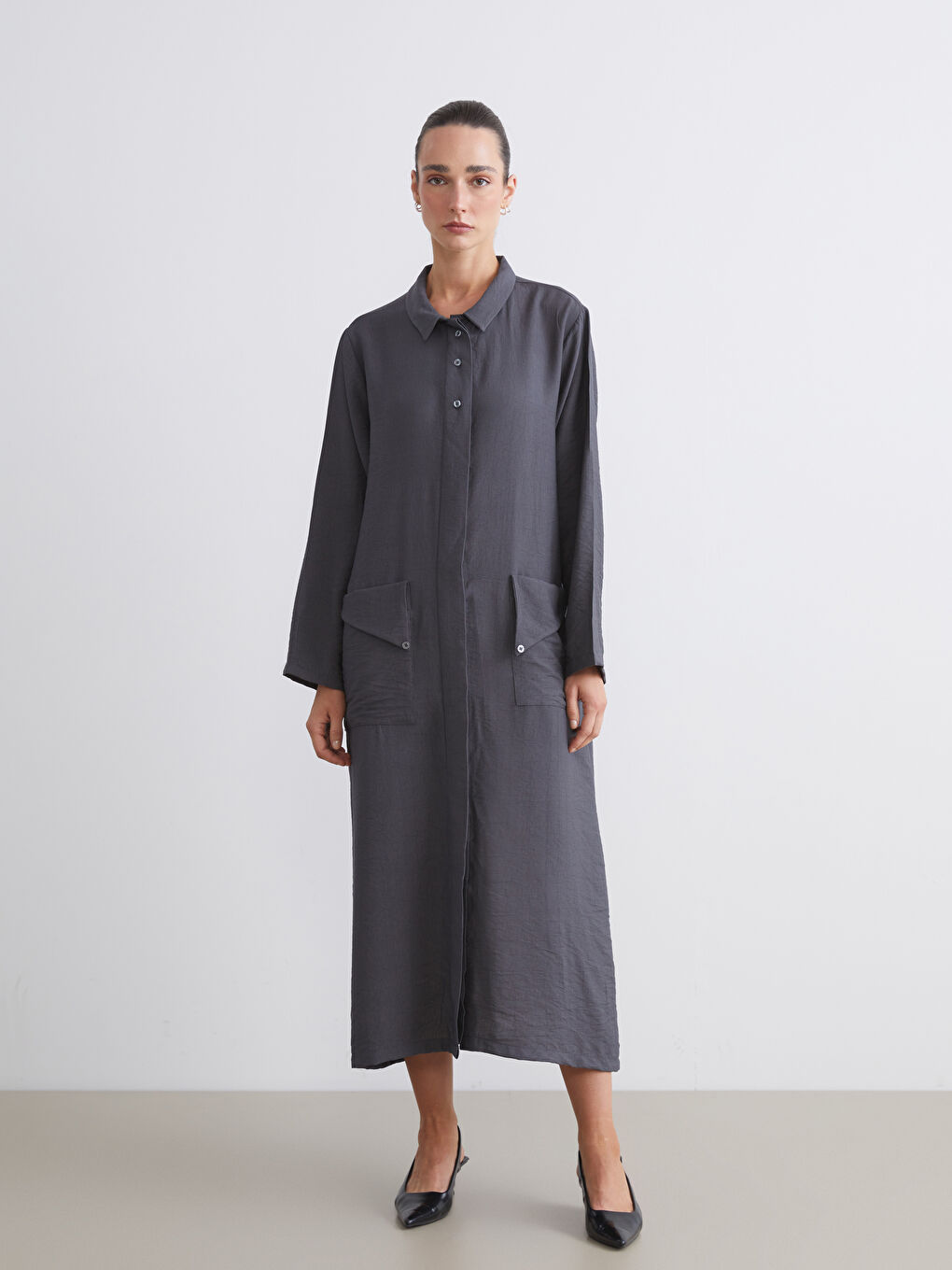 A-Line Shirt Dress