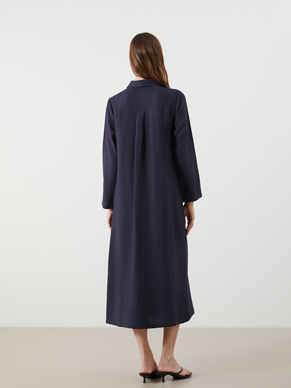 A-Line Shirt Dress-3