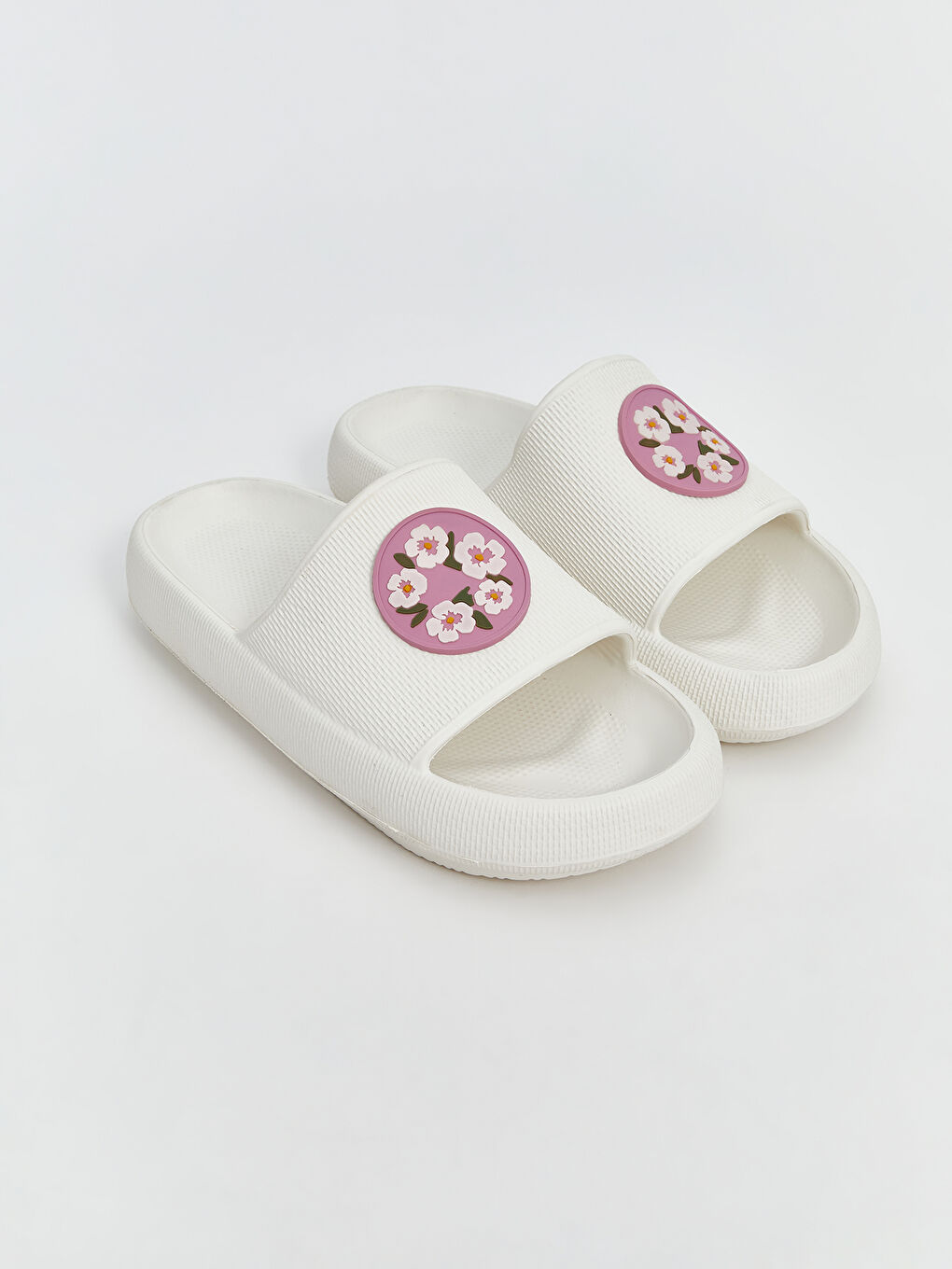 Floral Printed Women’S Slippers -S5HP52Z8-Y0A