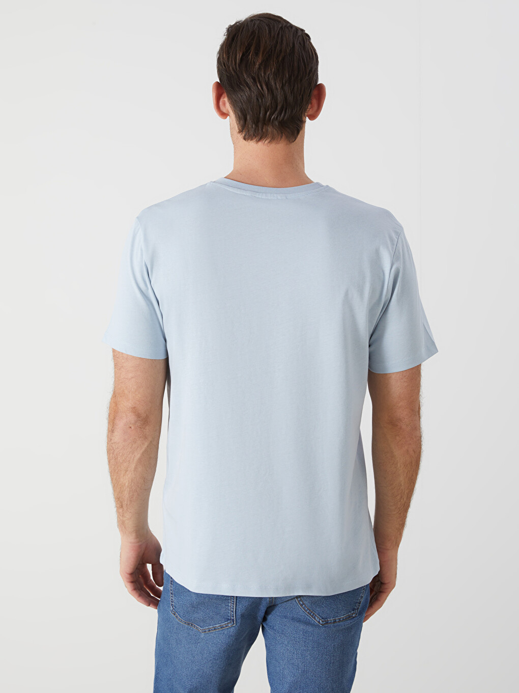 Crew Neck Printed Men's T-Shirt-3