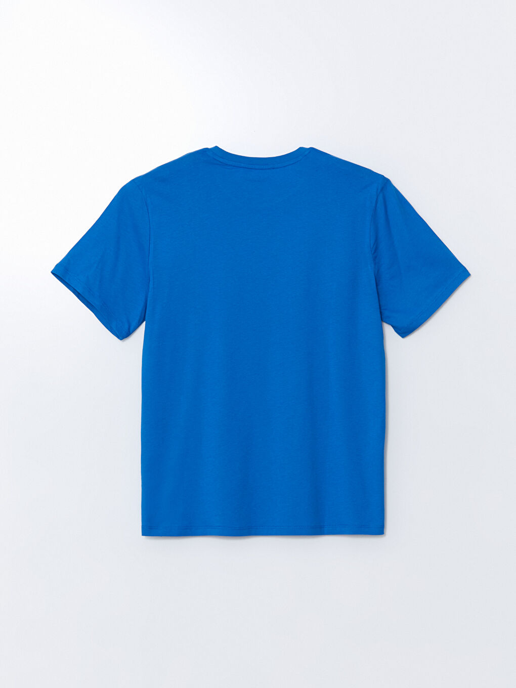 Mavi Bisiklet Yaka Kısa Kollu Baskılı Penye Erkek Tişört-5