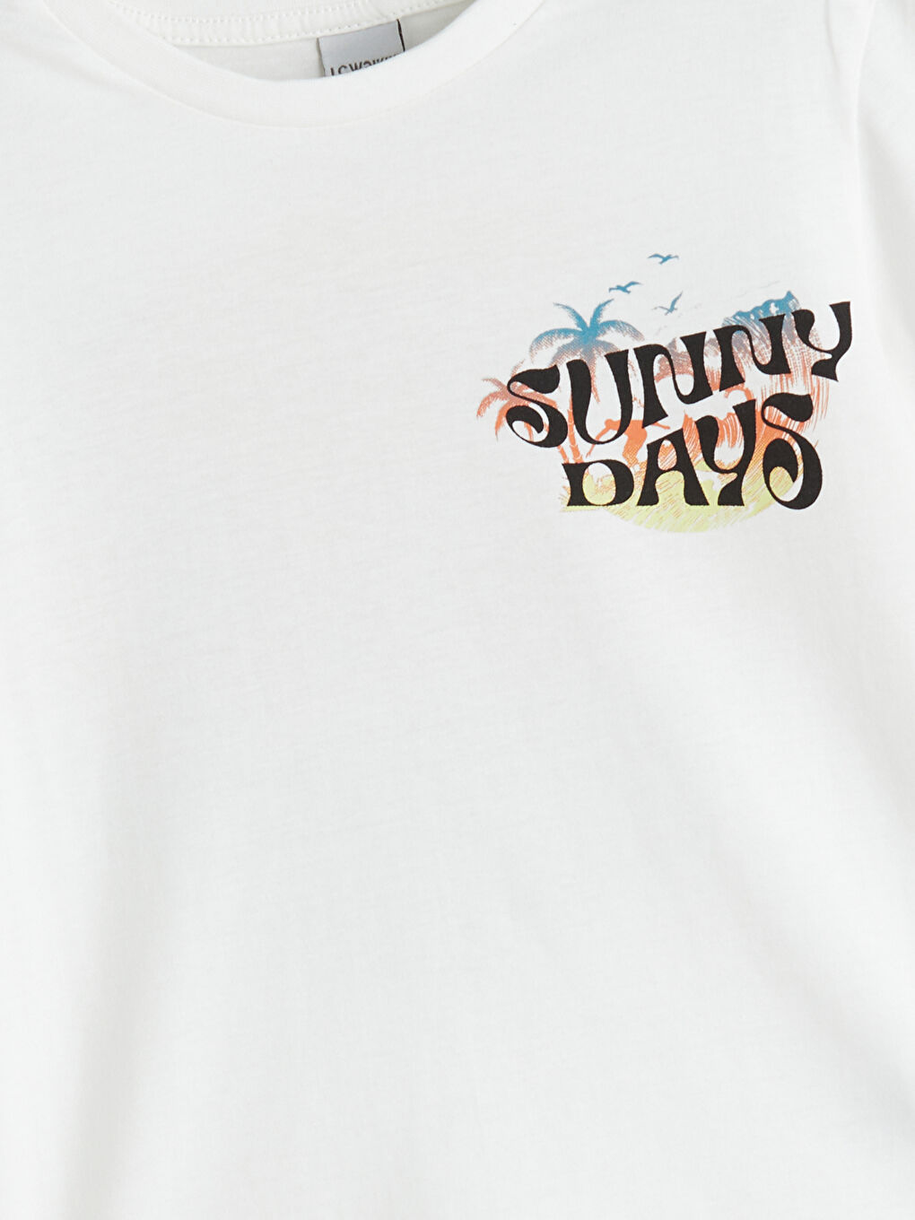 T-shirt pour Garçons à Col Rond-2