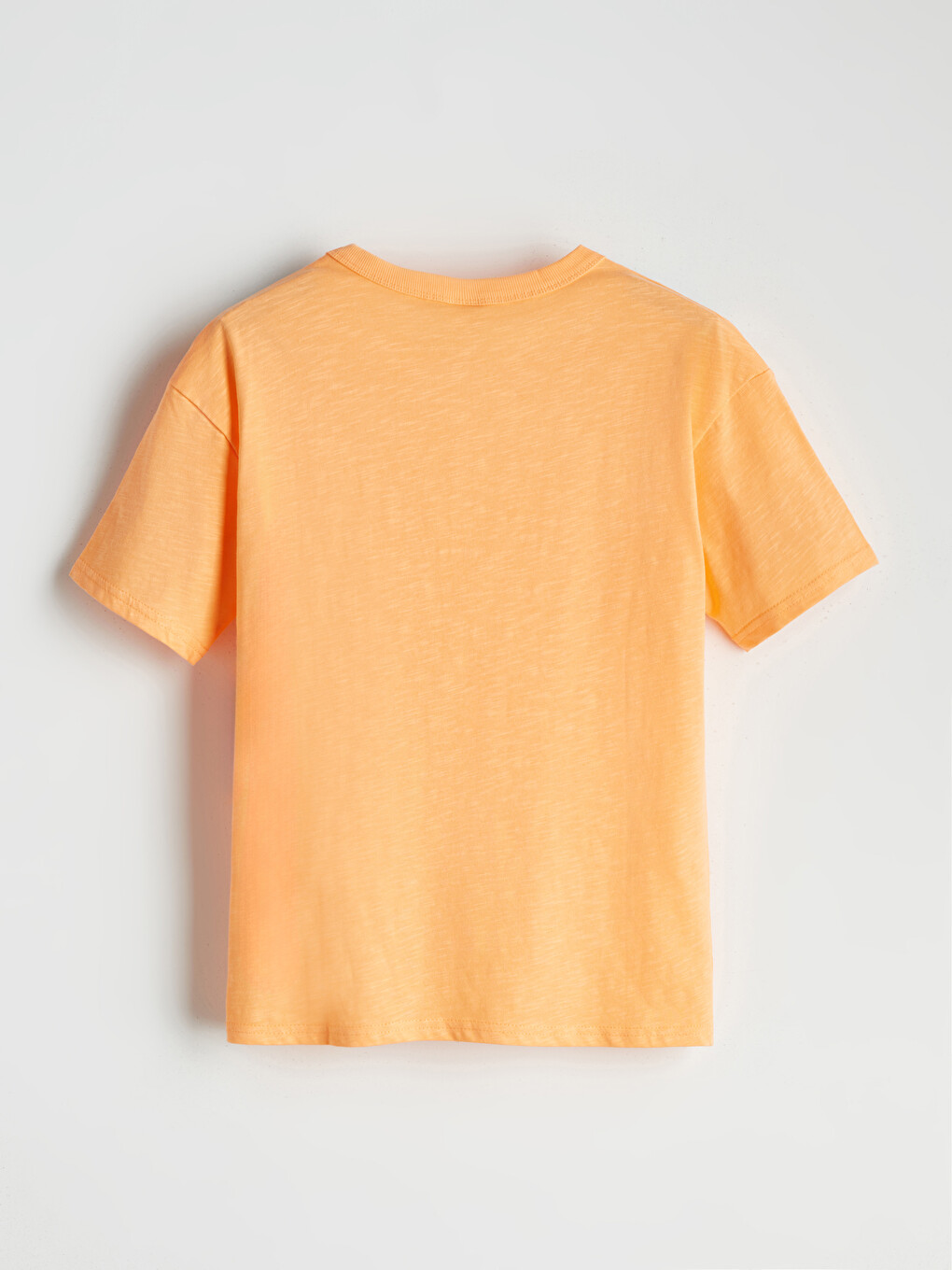Tricou Basic Pentru Băieți Cu Guler Rotund-1