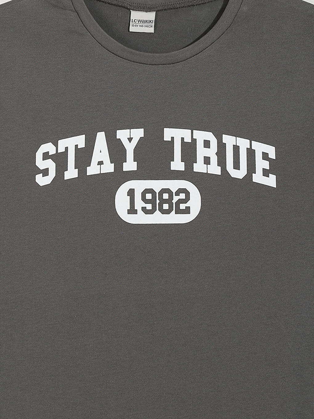 Crew Neck Boys' T-Shirt-3