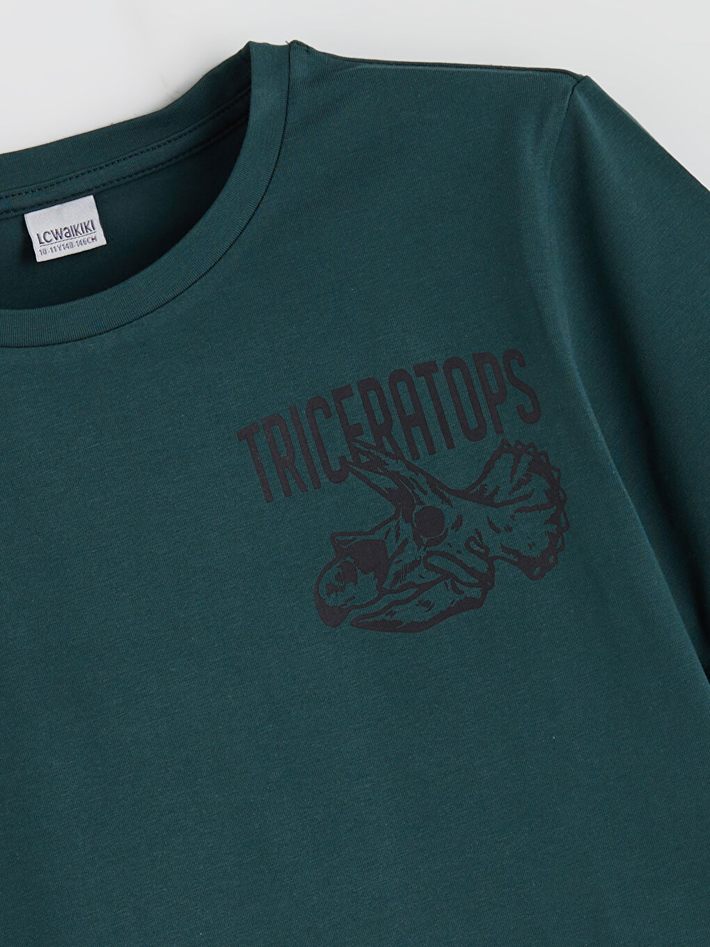 Crew Neck Printed Boys' T-Shirt-1