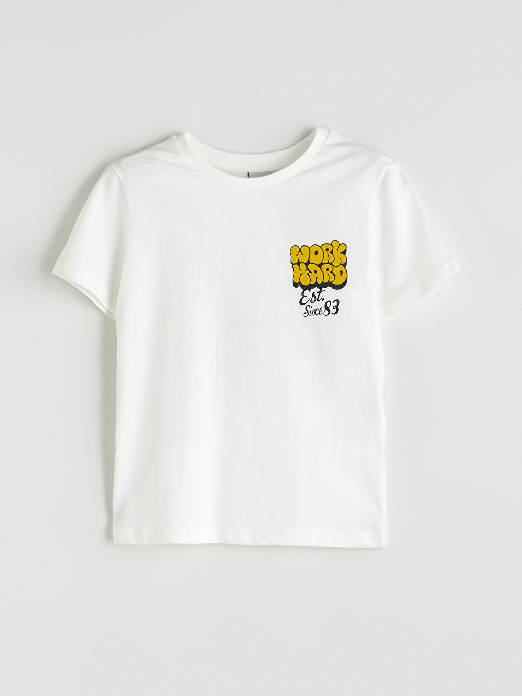 Crew Neck Boys' T-Shirt-1