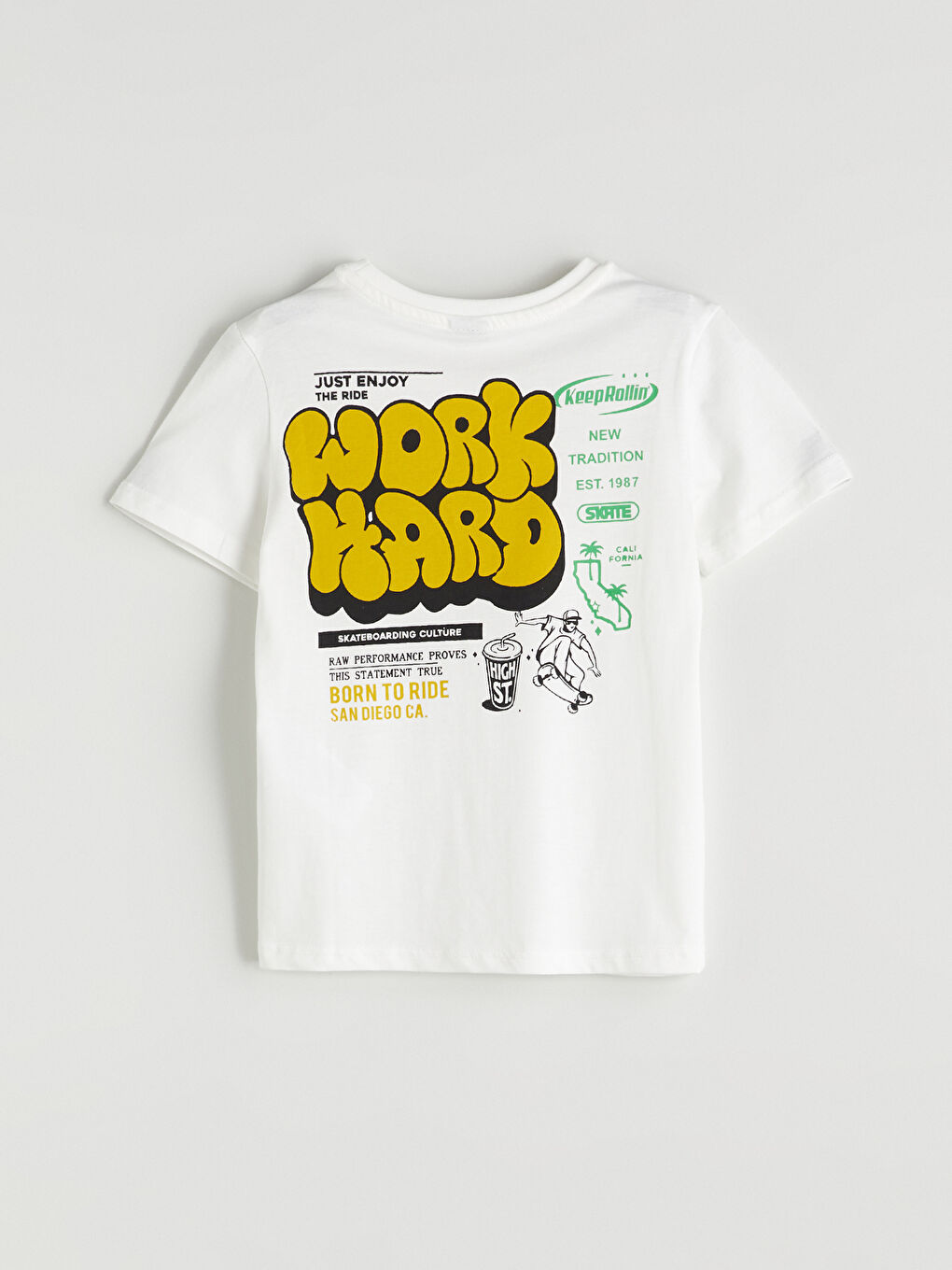 Crew Neck Boys' T-Shirt-3