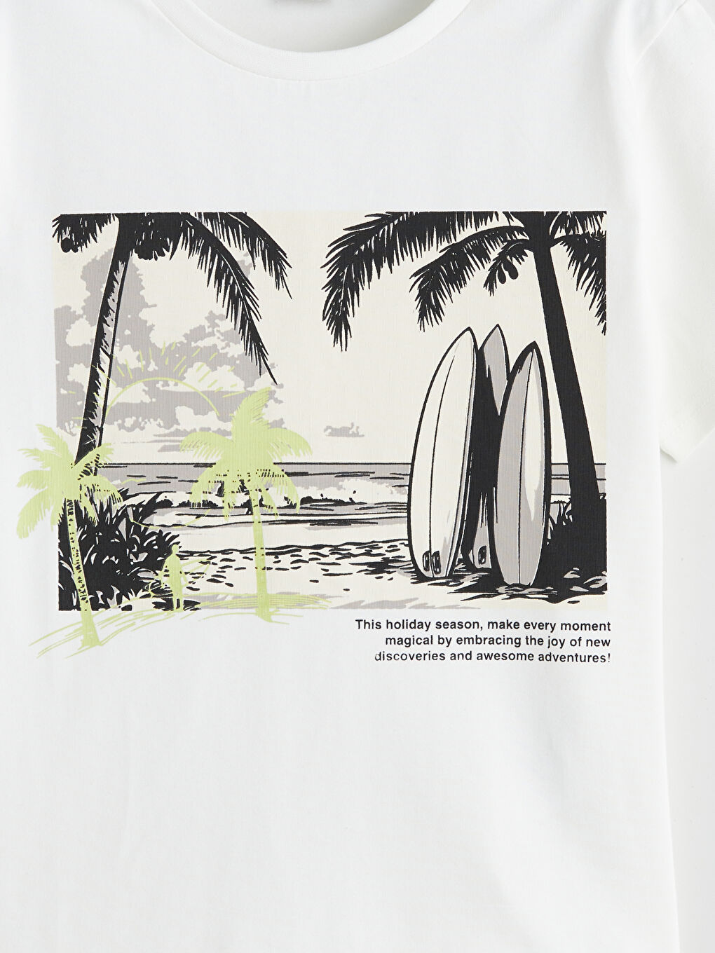 Crew Neck Boys' T-Shirt-2