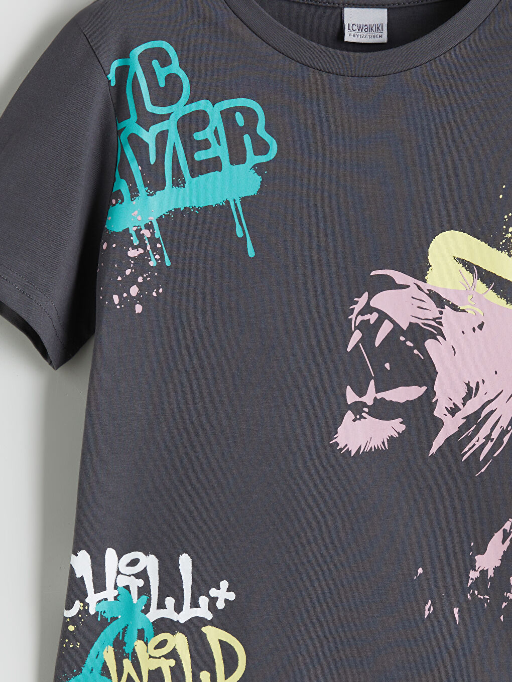 Crew Neck Boys' T-Shirt-2