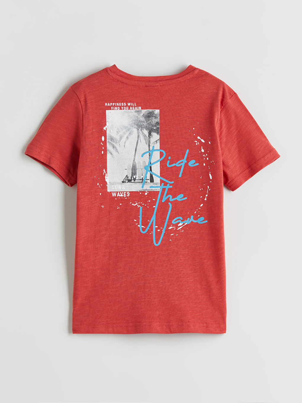 T-shirt pour Garçons à Col Rond-2