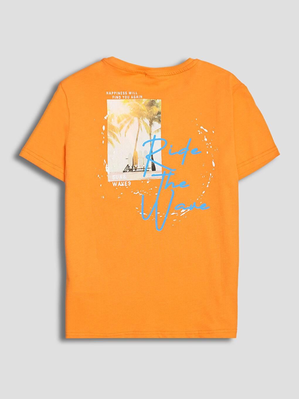 Crew Neck Boys' T-Shirt-1