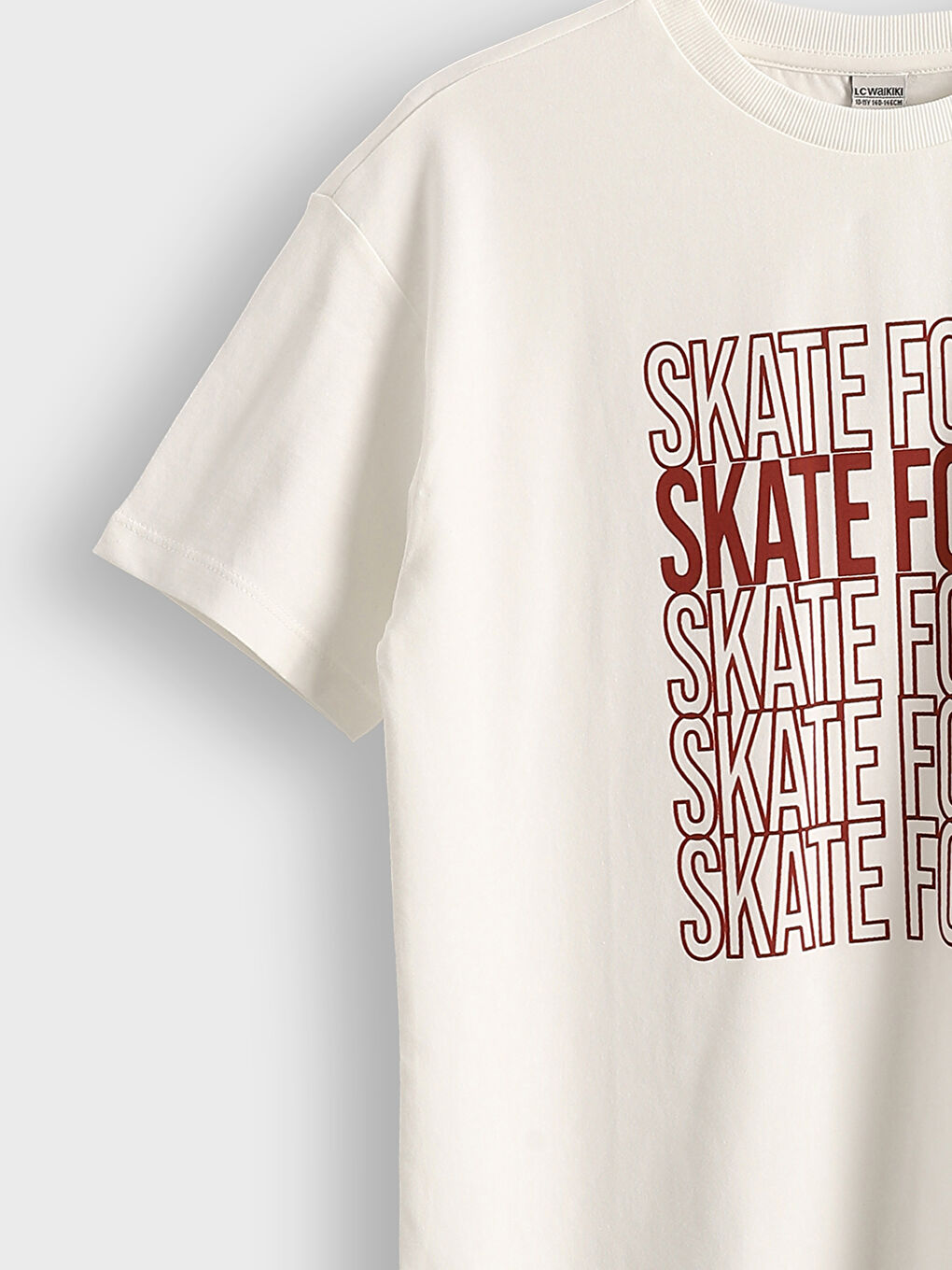 Crew Neck Boys' T-Shirt-2