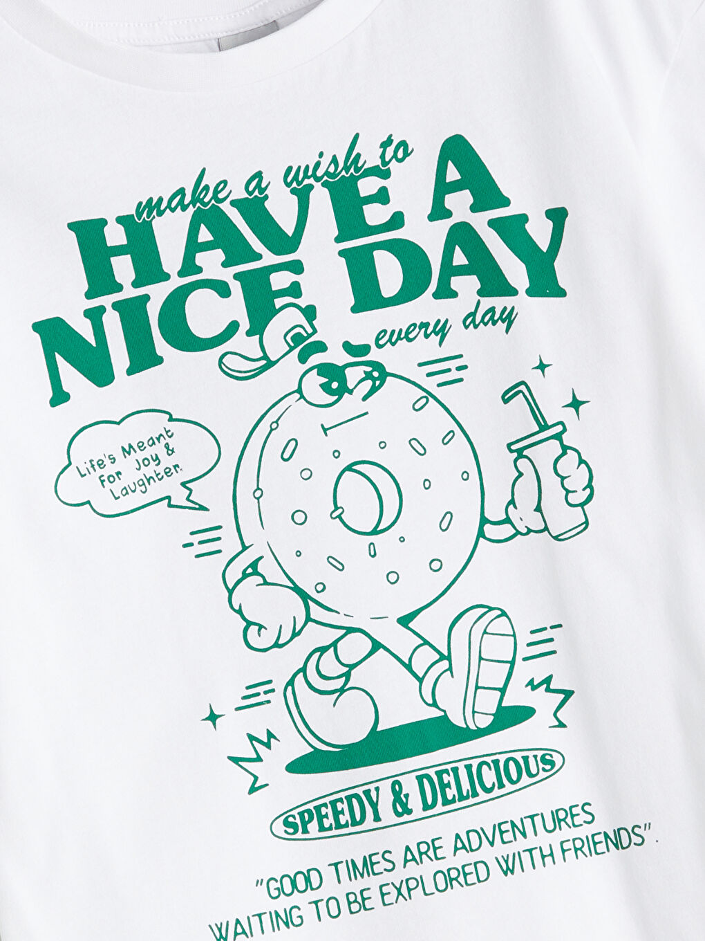 Crew Neck Boys' T-Shirt-1