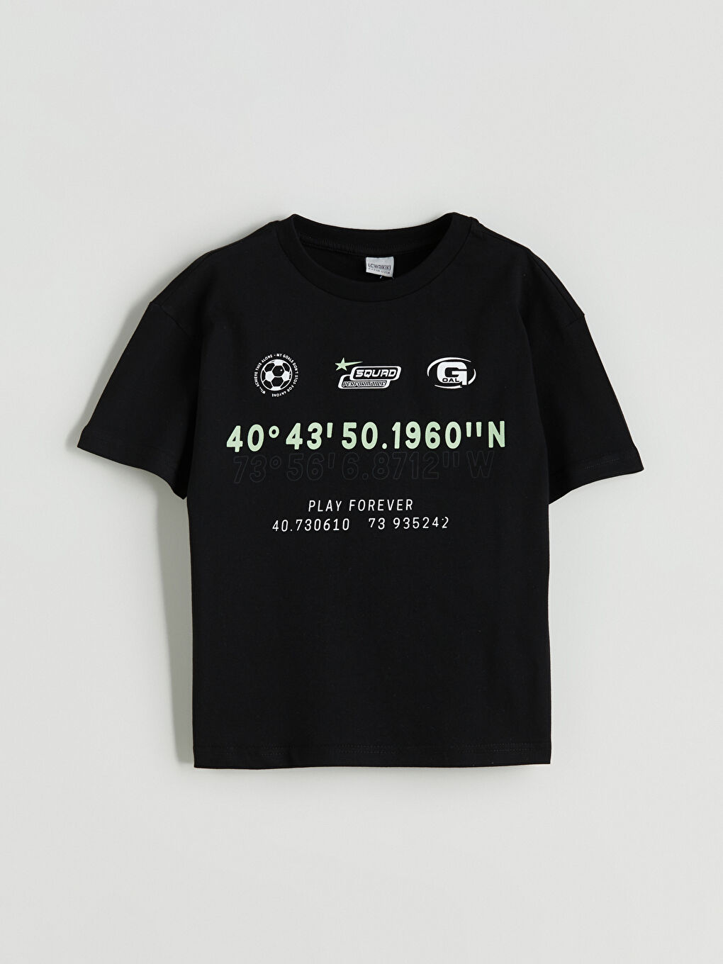 T-shirt pour Garçons à Col Rond