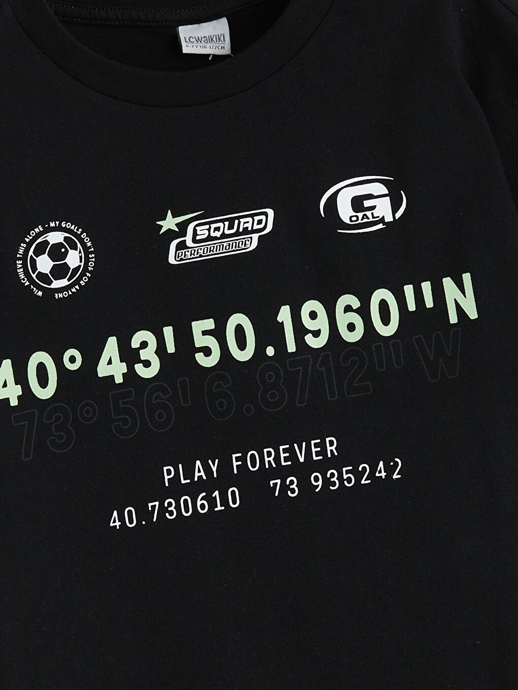 T-shirt pour Garçons à Col Rond-1