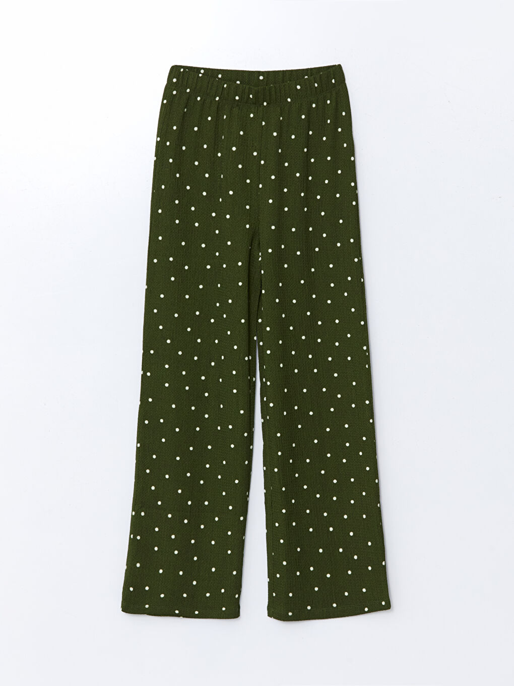 Elasticated Waist Polka Dot Women's Trousers -S5HQ53Z8-LS6